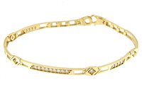 Pulsera Roman Gioielli Hombre RIALTO in Oro amarillo Diamante BR.RIALTO.G2-J